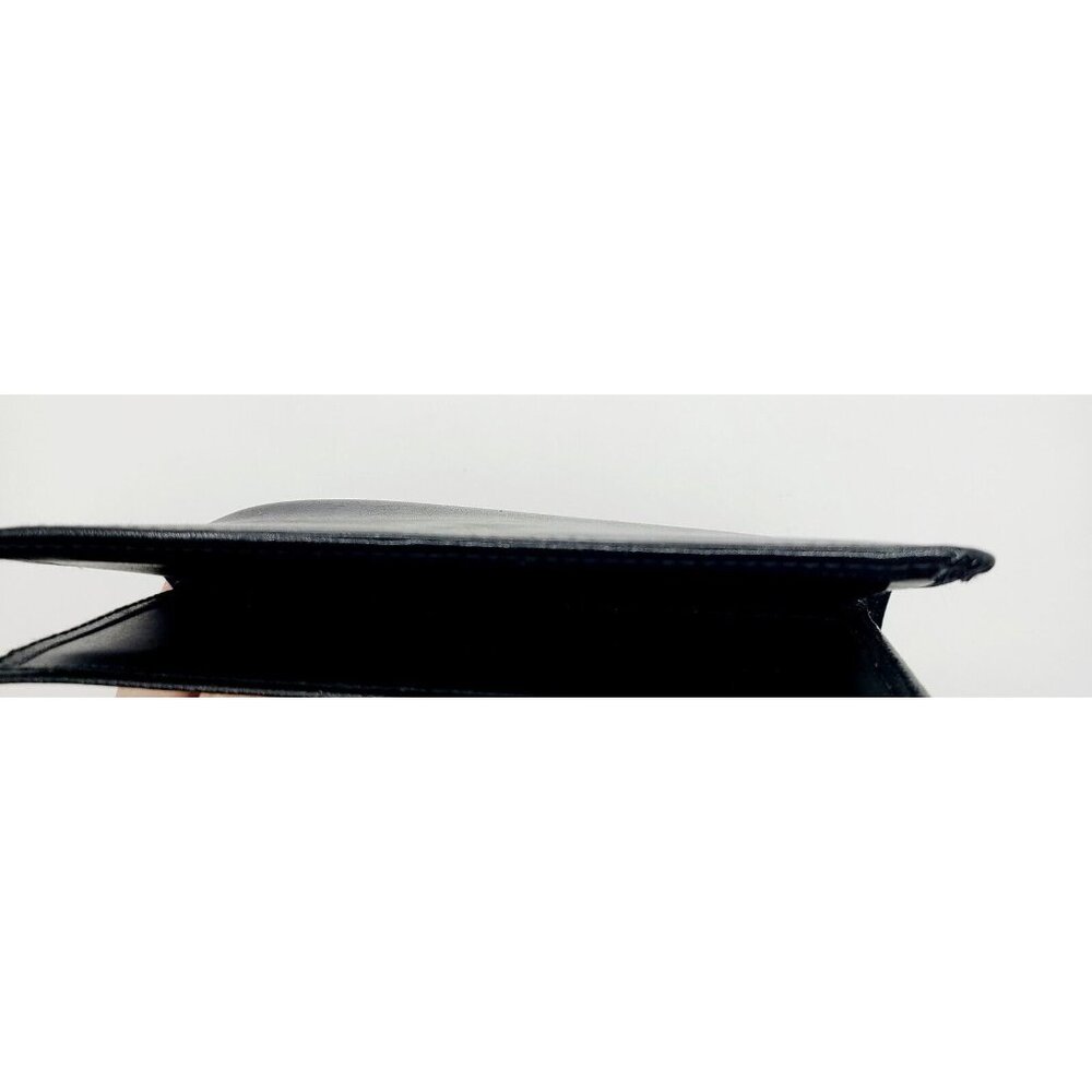 Donna Karan Wallet Clutch Leather Purse Black Brown Genuine Crafted Women's - Picture 5 of 8